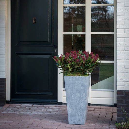 Vase Ella Large in Grey & Black - Kristia Rose Collections