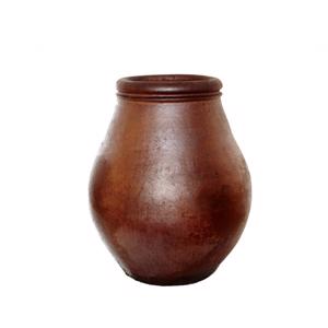 Extra Large Ironstone Outdoor Planter. Jerez Round Pot Planter , 71cm x 89cm H - Kristia Rose Collections