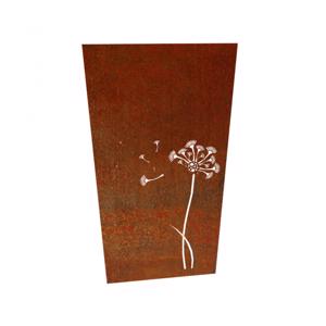 Large Thir Corten Steel Panel,  90cm x 180cm H - Kristia Rose Collections