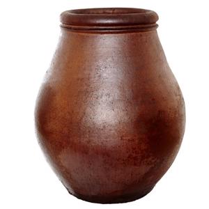 Extra Large Ironstone Outdoor Planter. Jerez Round Pot Planter , 71cm x 89cm H - Kristia Rose Collections