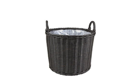 Polyrattan Willow Lined Planter (Small) - Kristia Rose Collections