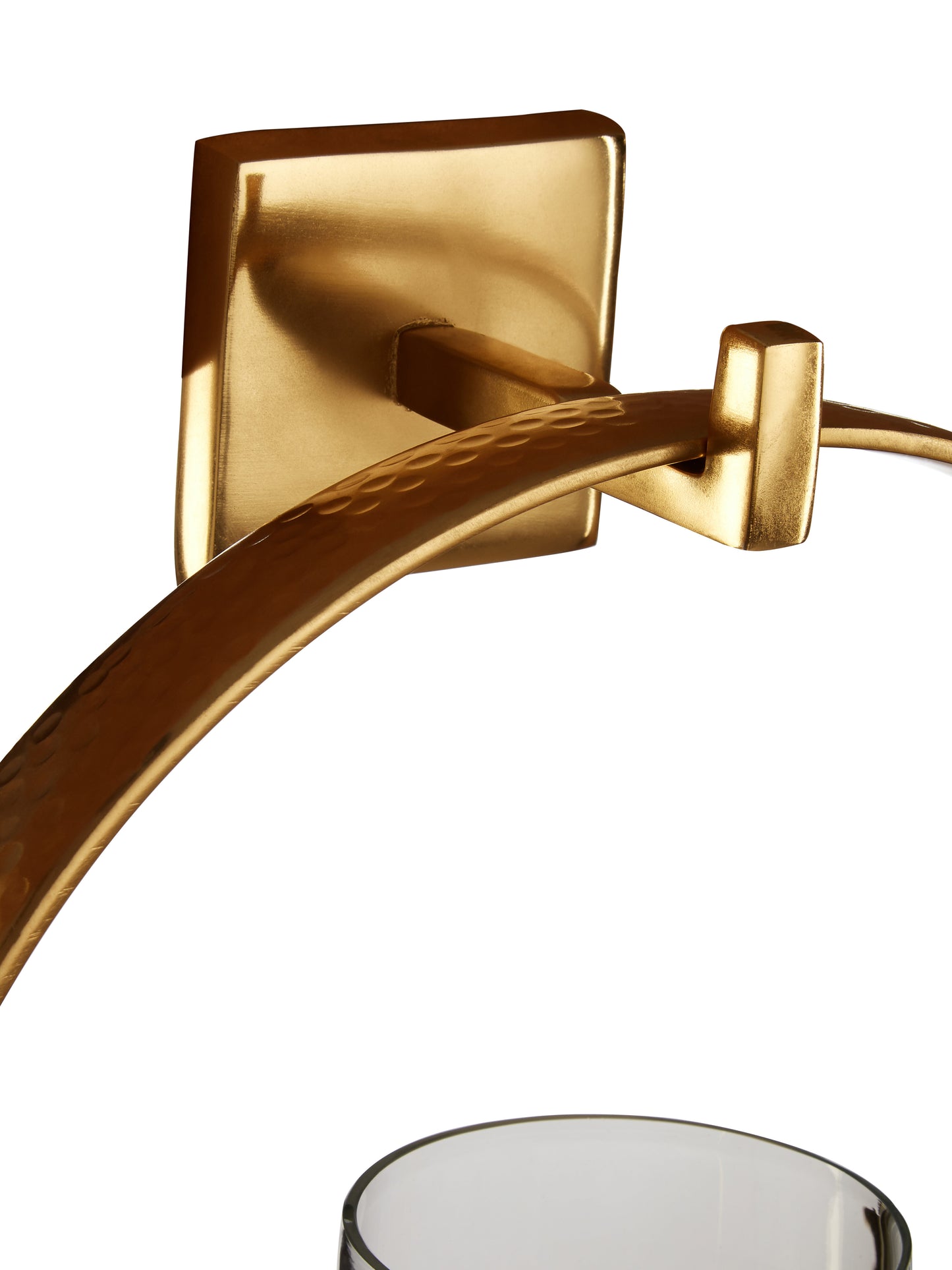 Attractive Gold Circular Wall Sconce