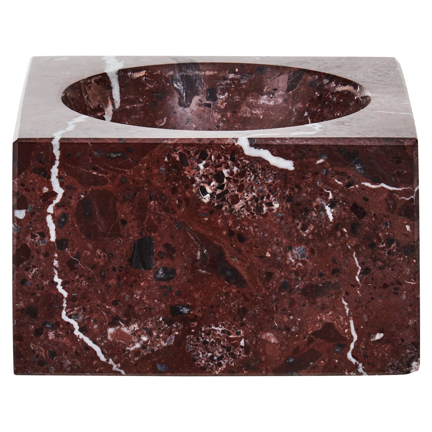 Slad Red Marble Bowl