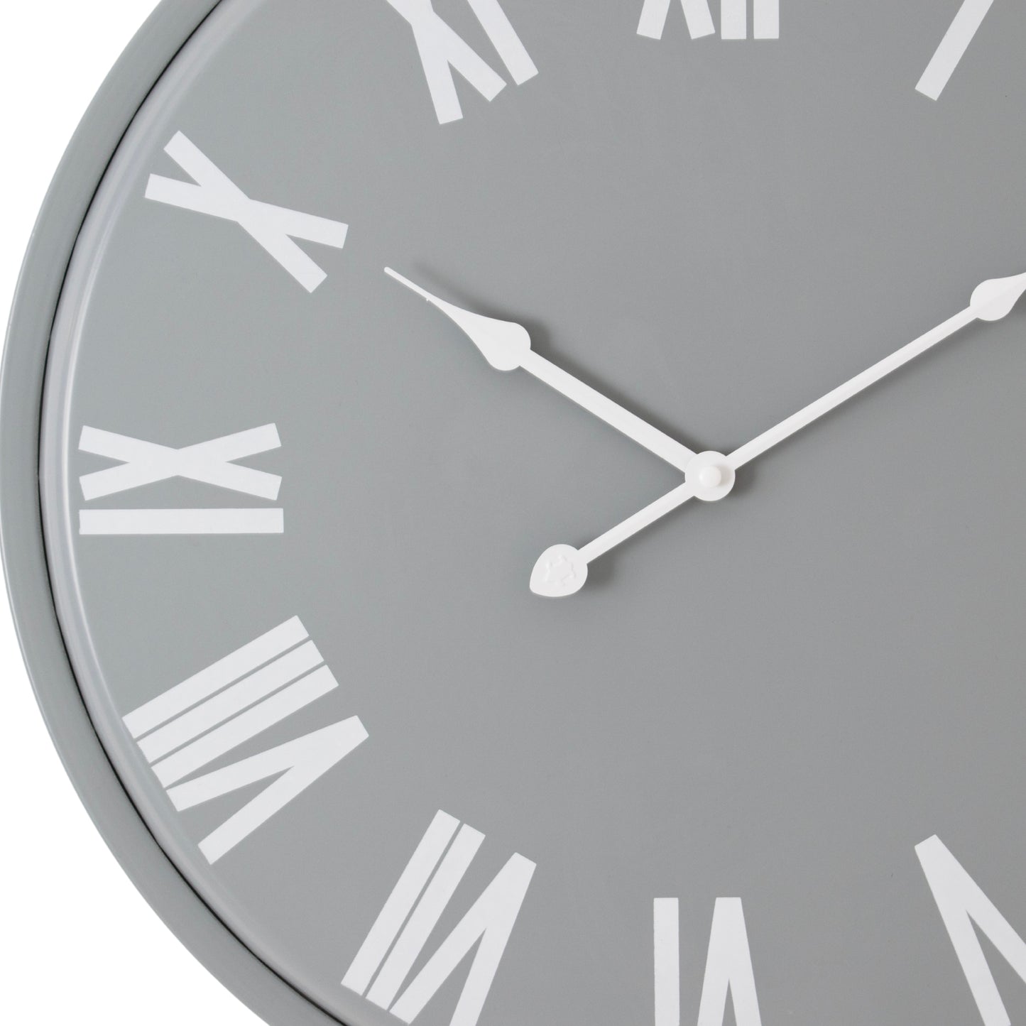 Rothay Grey Metal Wall Clock - available in 2 sizes