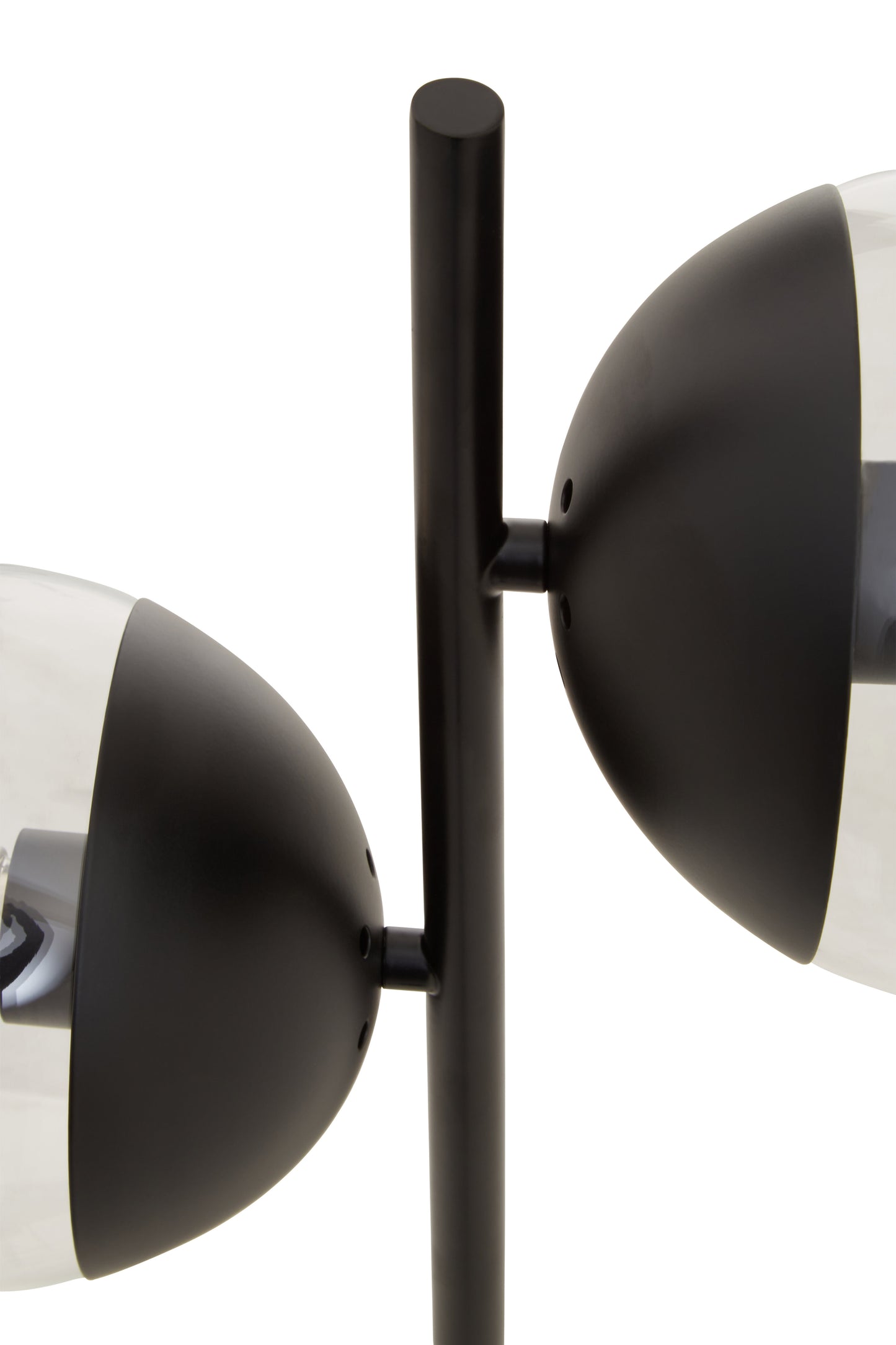 Sudeley Black Metal Two Light Table Lamp