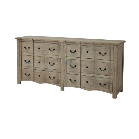 Large Elegant 6 Drawer Sideboard