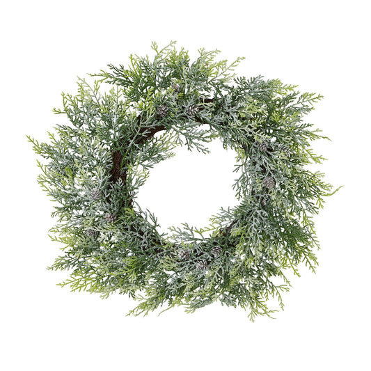 Frosted Christmas Wreath