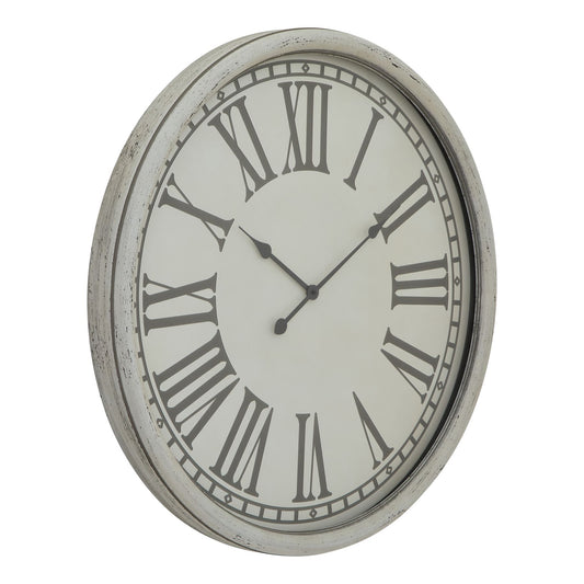 Stroud Embossed Wall Clock 80cm - Kristia Rose Collections