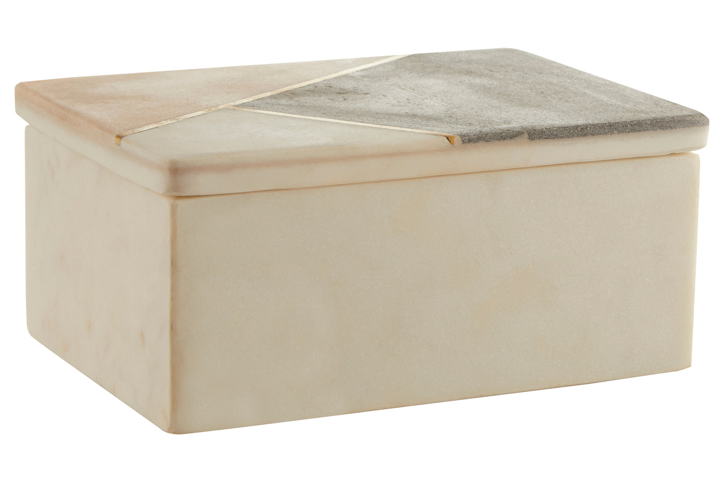 Large Marble Trinket Box