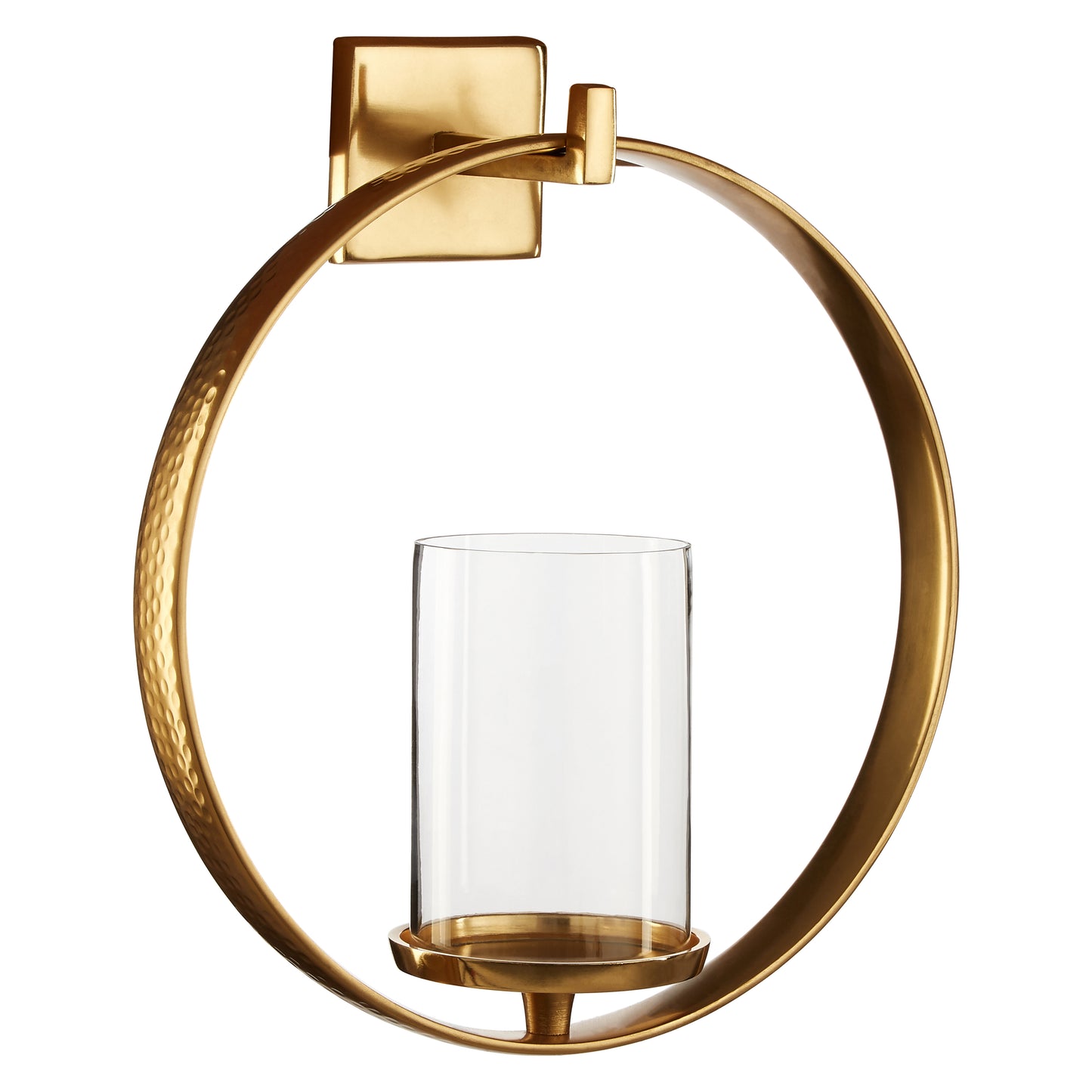 Attractive Gold Circular Wall Sconce