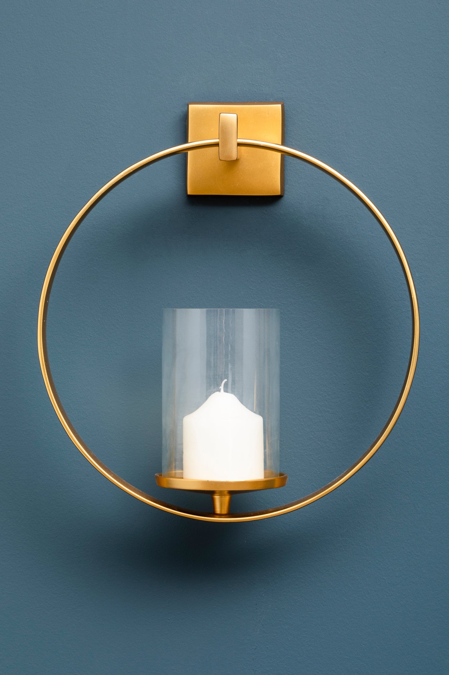 Attractive Gold Circular Wall Sconce