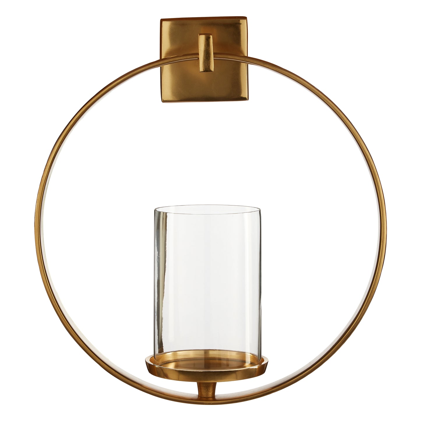 Attractive Gold Circular Wall Sconce