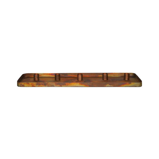 Copper Magnetic Candle Holder Centre Piece ( 60cm Wide ) - Kristia Rose Collections