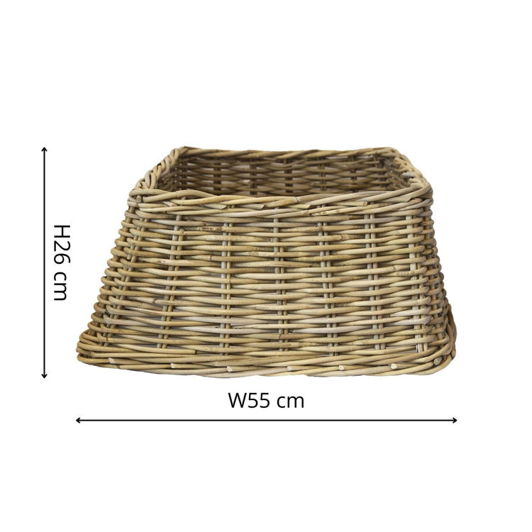 Quality Square Wicker Tree Skirt