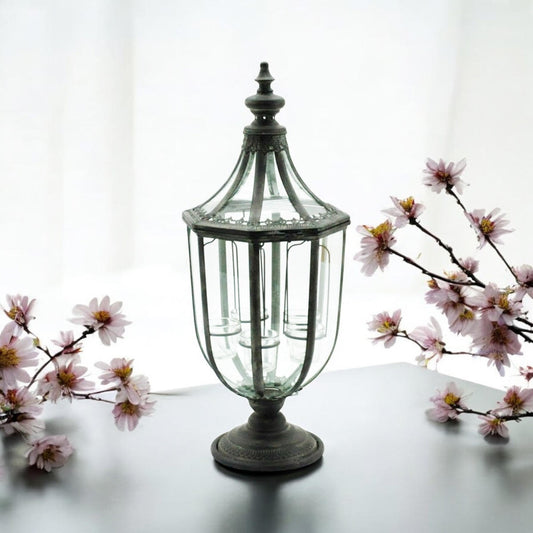 Large Antique Style Tealight Lantern