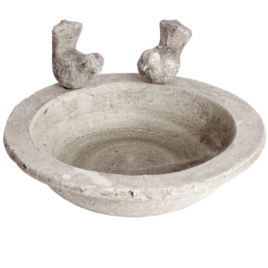 Stone Effect Bird Bath Large - Kristia Rose Collections