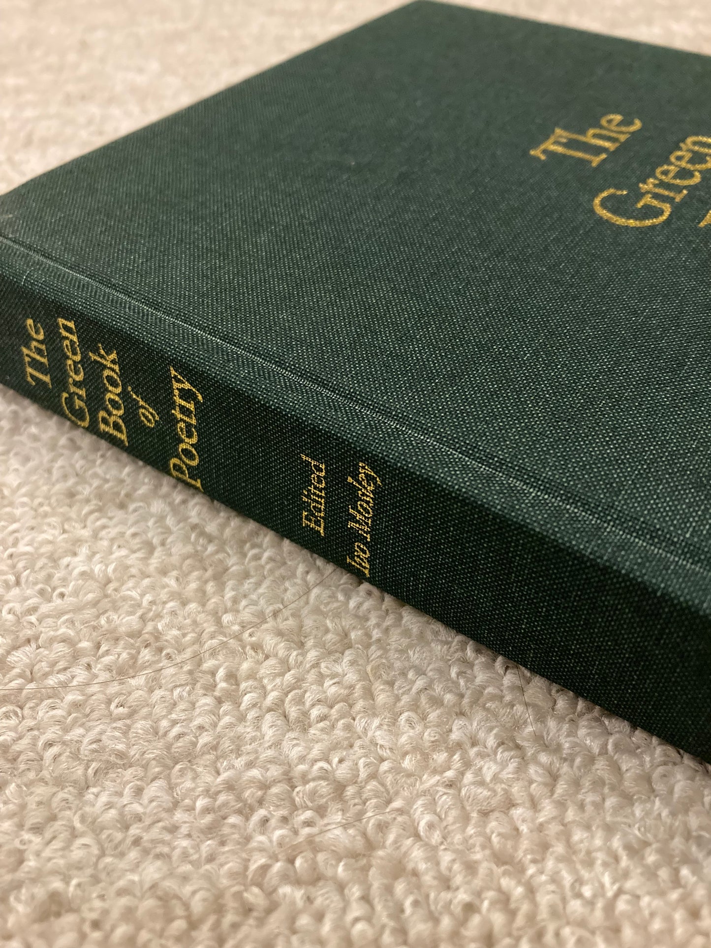 The Green Book of Poetry ( Coffee Table Styling )