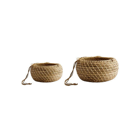 Hanging Seagrass Planters, set of 2 - Kristia Rose Collections