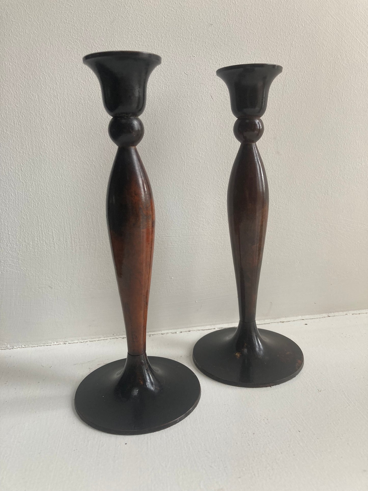 Set of 2 Vintage Indian Candlesticks - Kristia Rose Collections