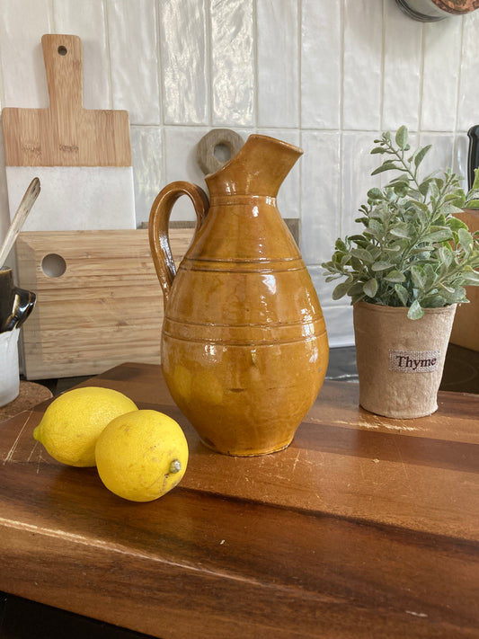 Earthenware Glazed Jug /Wine Carafe - Kristia Rose Collections