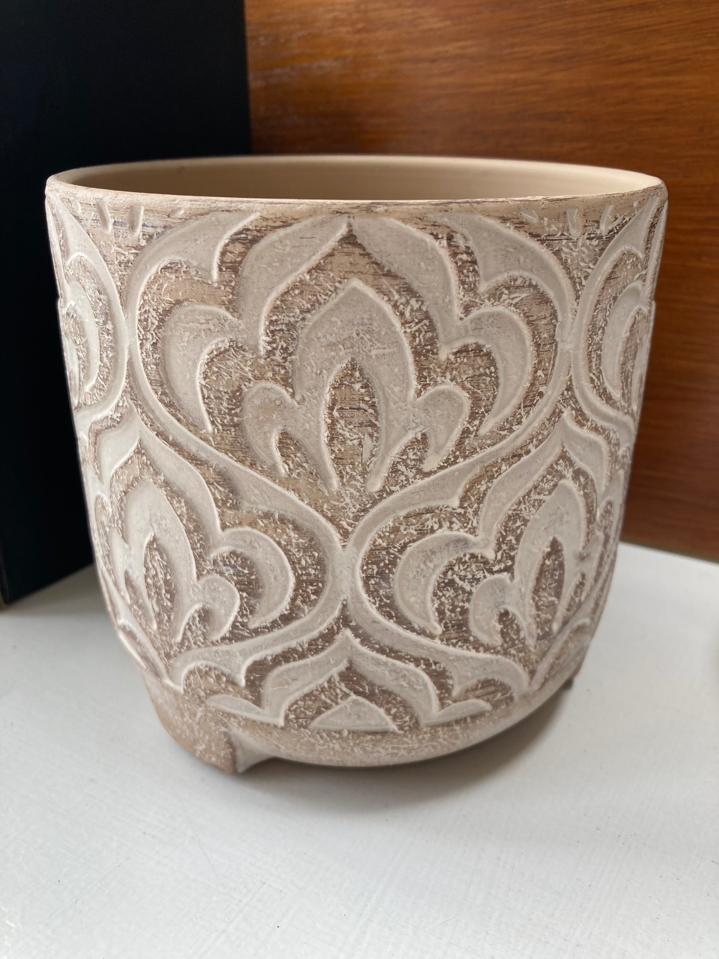 Neutral Moroccan Style Decorative Plant Pot - Kristia Rose Collections