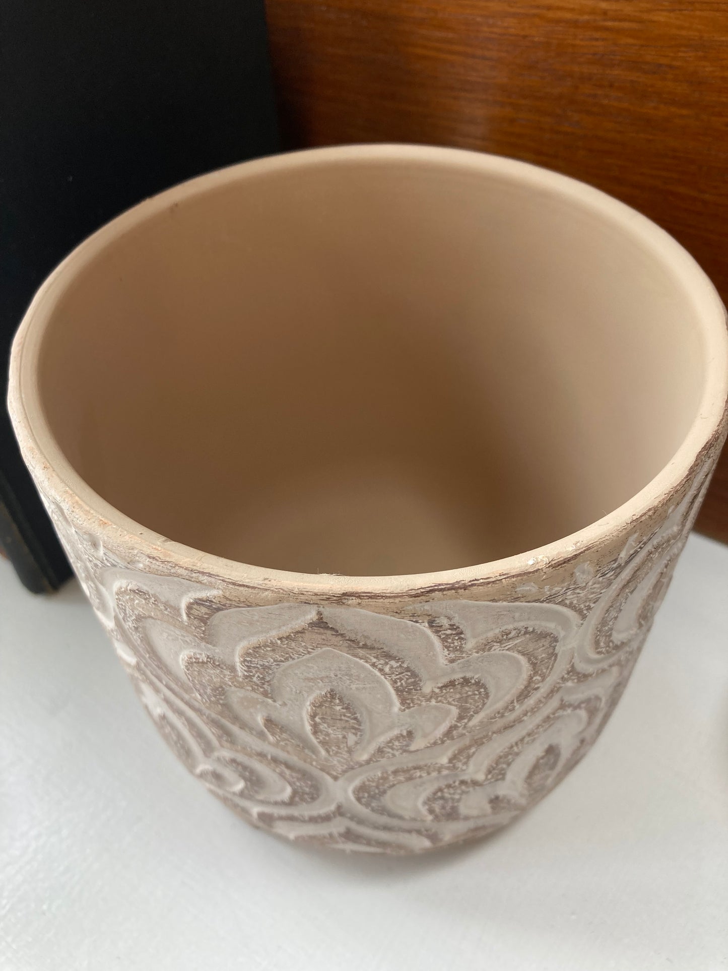 Neutral Moroccan Style Decorative Plant Pot - Kristia Rose Collections