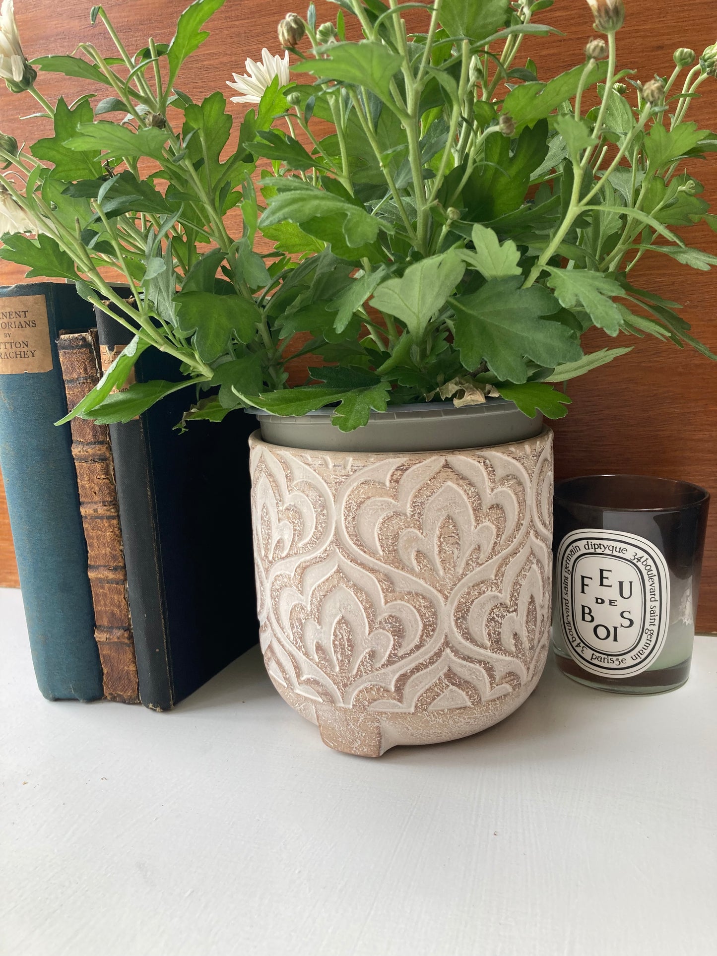 Neutral Moroccan Style Decorative Plant Pot - Kristia Rose Collections