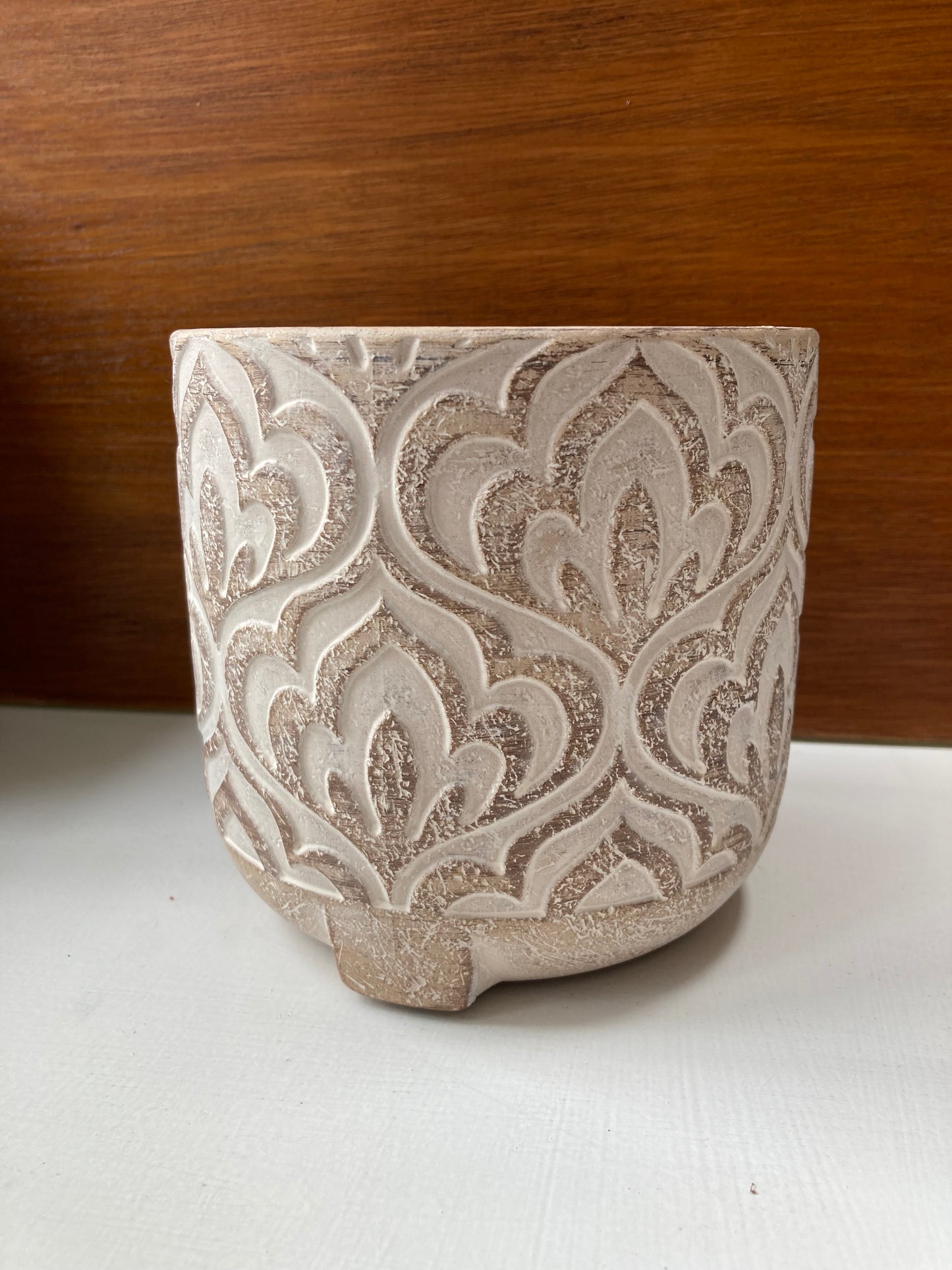 Neutral Moroccan Style Decorative Plant Pot - Kristia Rose Collections