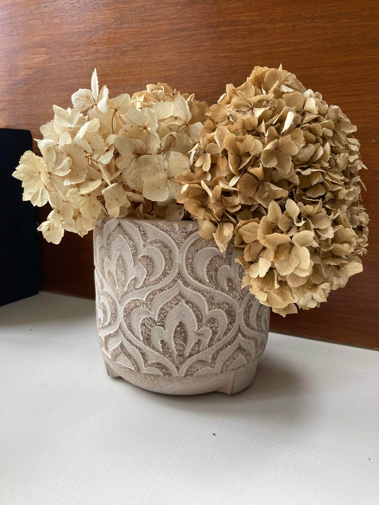 Neutral Moroccan Style Decorative Plant Pot - Kristia Rose Collections