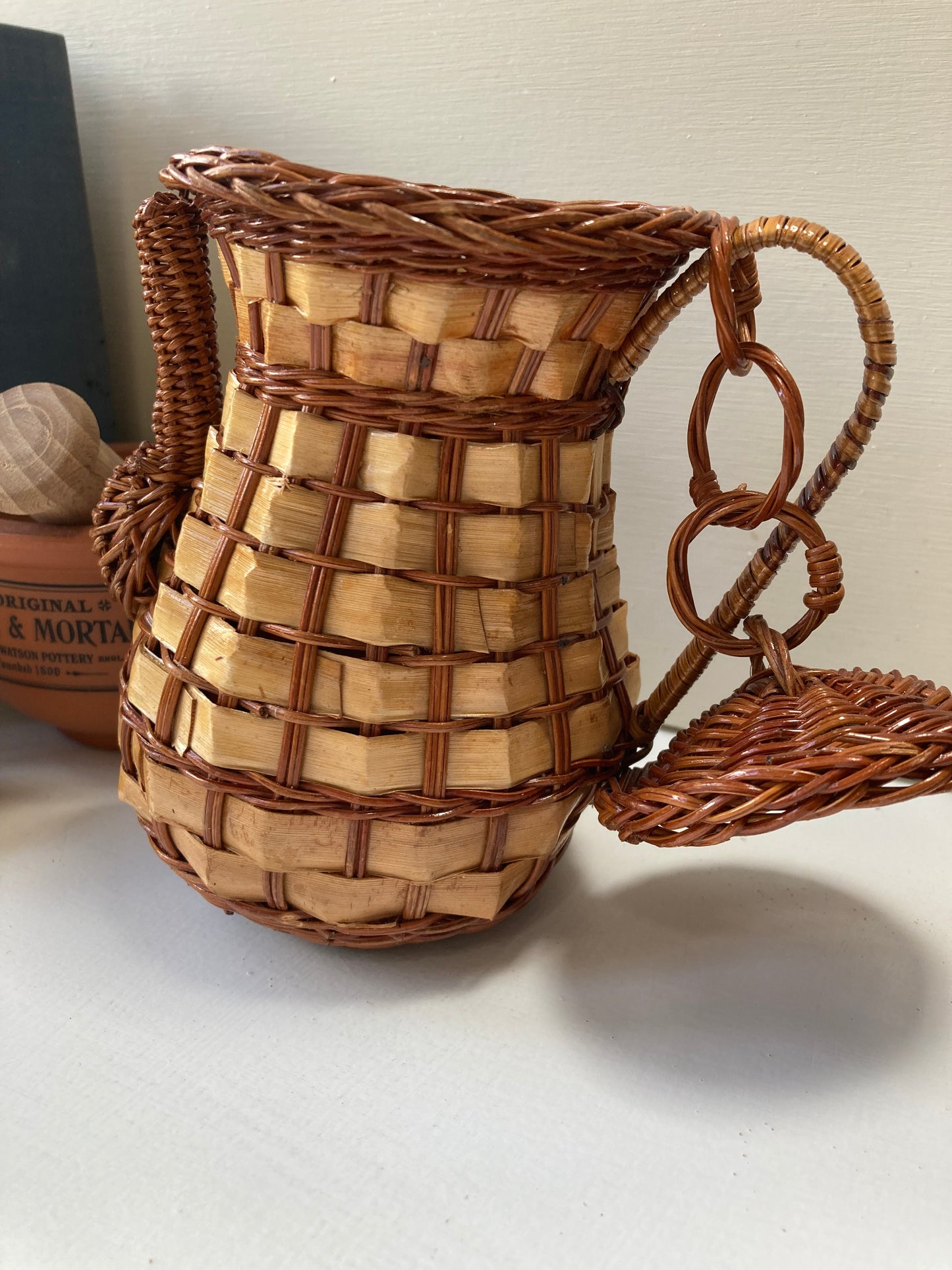 Wicker Teapot - Kristia Rose Collections