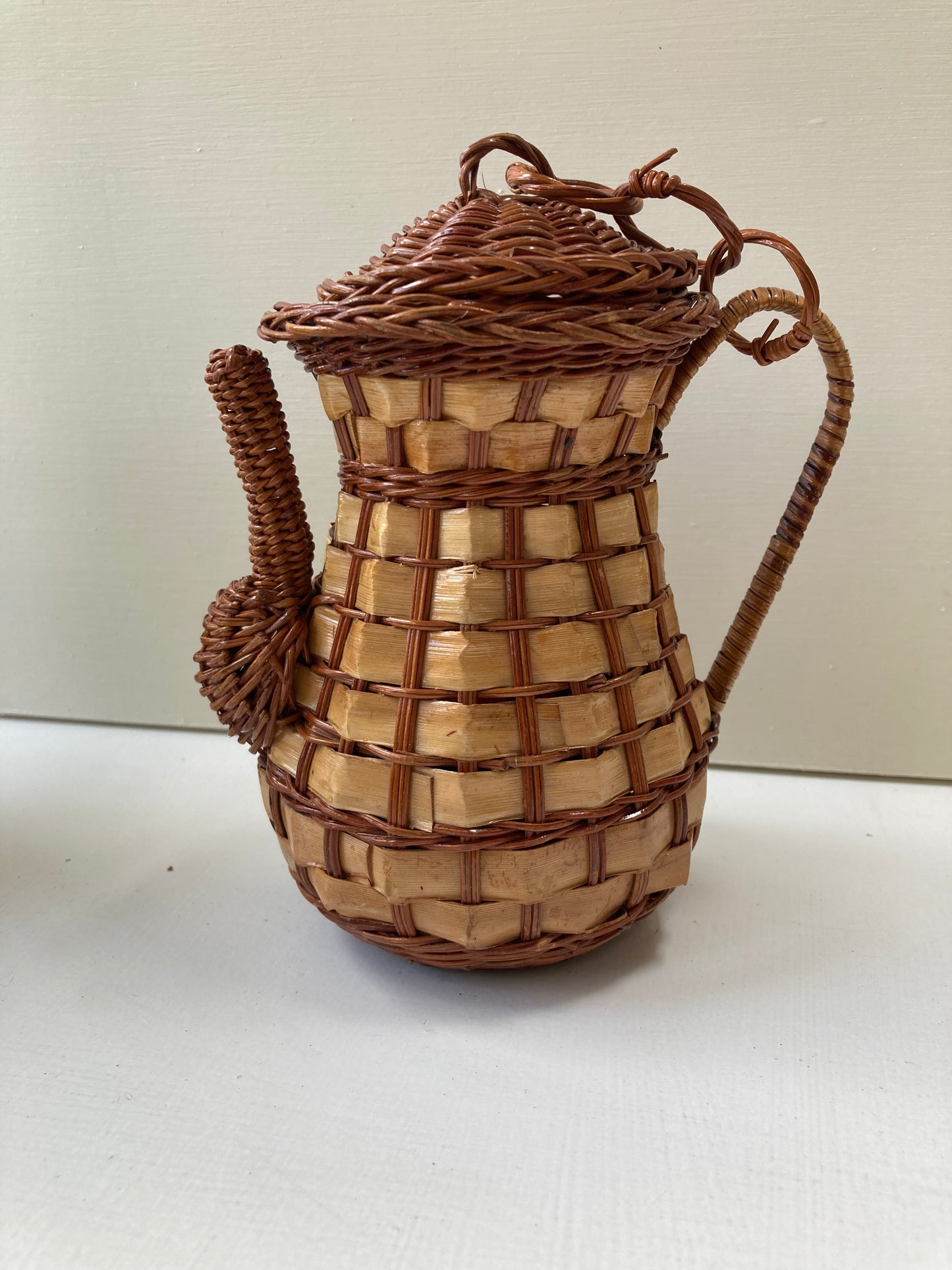 Wicker Teapot - Kristia Rose Collections