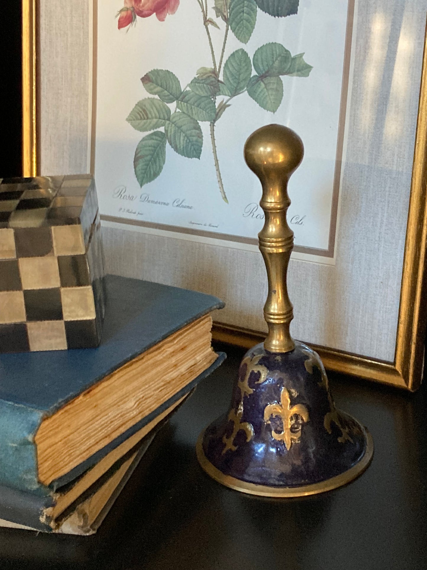 Vintage Fleur De Lis Bell