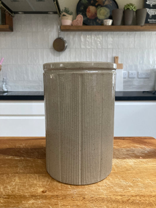 Vintage Stoneware Marmalade Jar Large