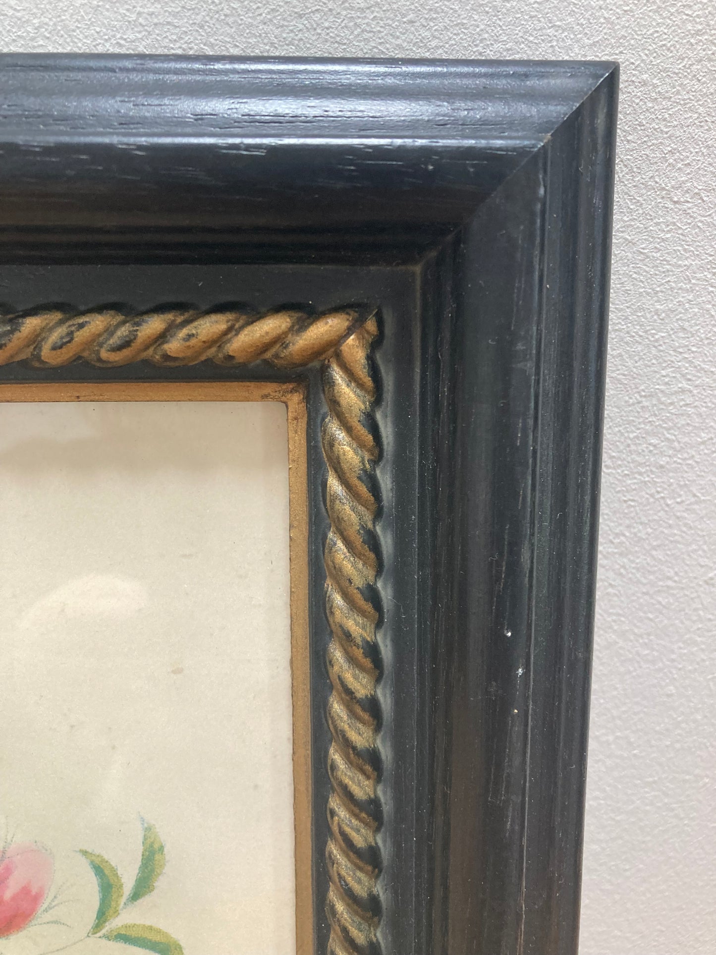 Vintage Floral Print in Frame