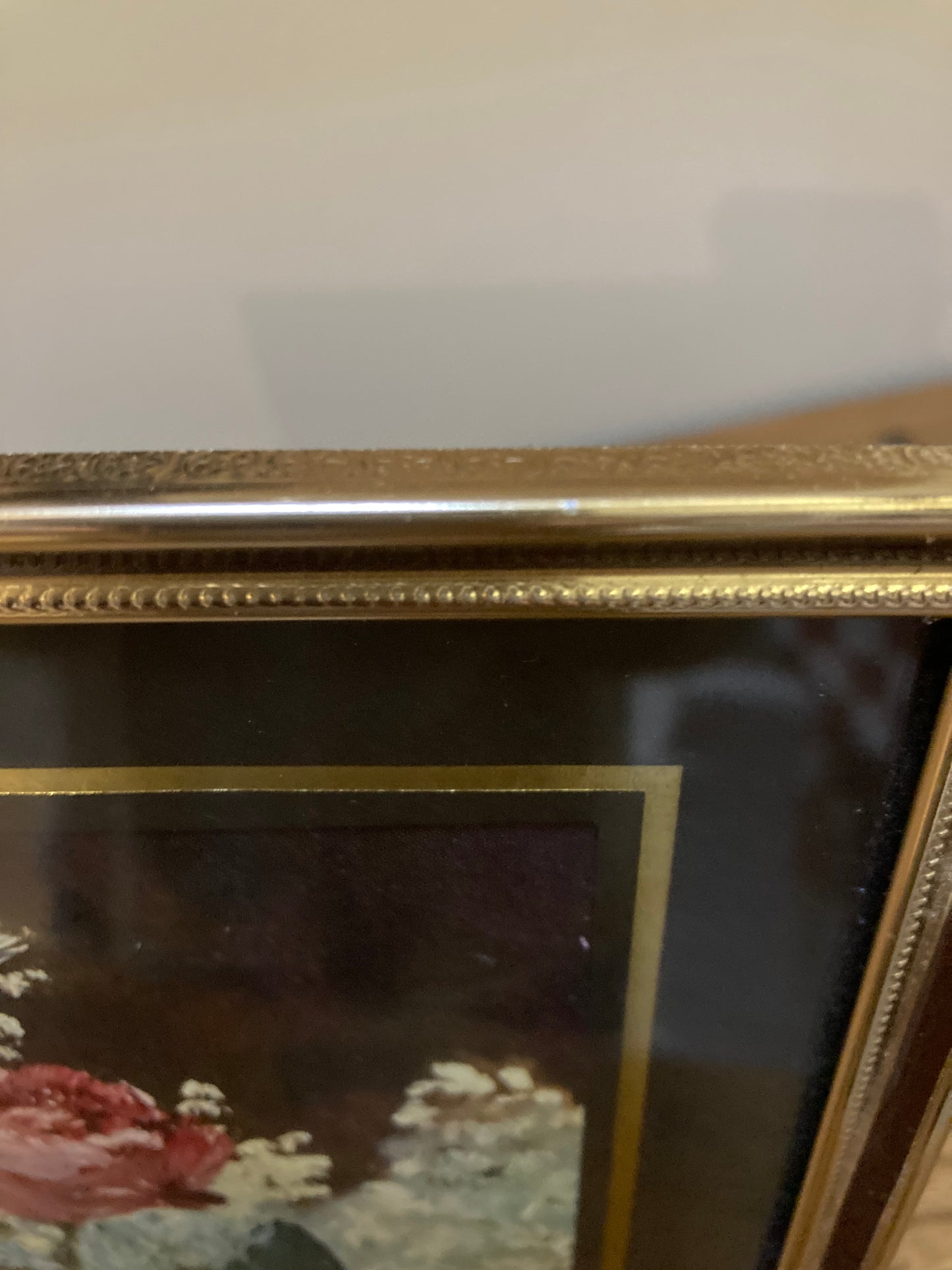 Pretty Edouard Manet Print in Vintage Brass Frame - Kristia Rose Collections