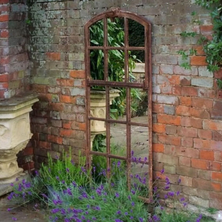 Large Decorative Rustic Indoor/Outdoor Mirror, 120cmH - Kristia Rose Collections