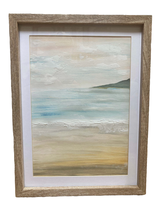 Pastel Seascape Original Framed Artwork - Kristia Rose Collections