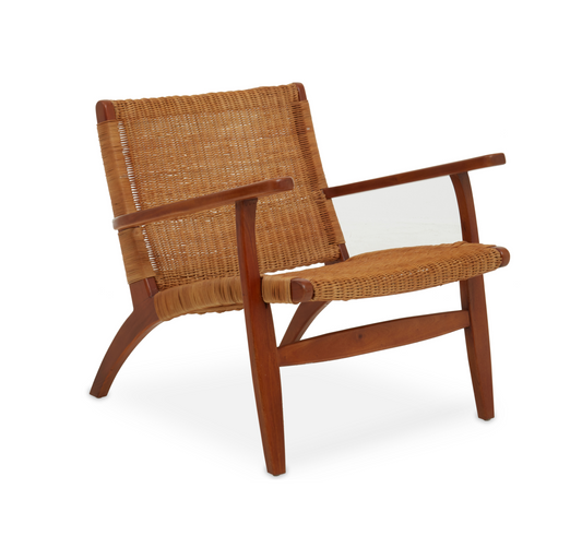 Bisley Brown Rattan Woven Chair