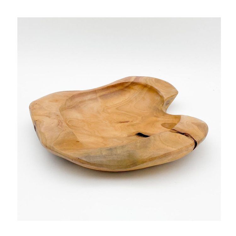 Rustic Teak Wood Bowl in 3 sizes 30cm, 40cm, 50cm