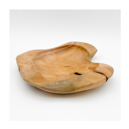 Rustic Teak Wood Bowl in 3 sizes 30cm, 40cm, 50cm