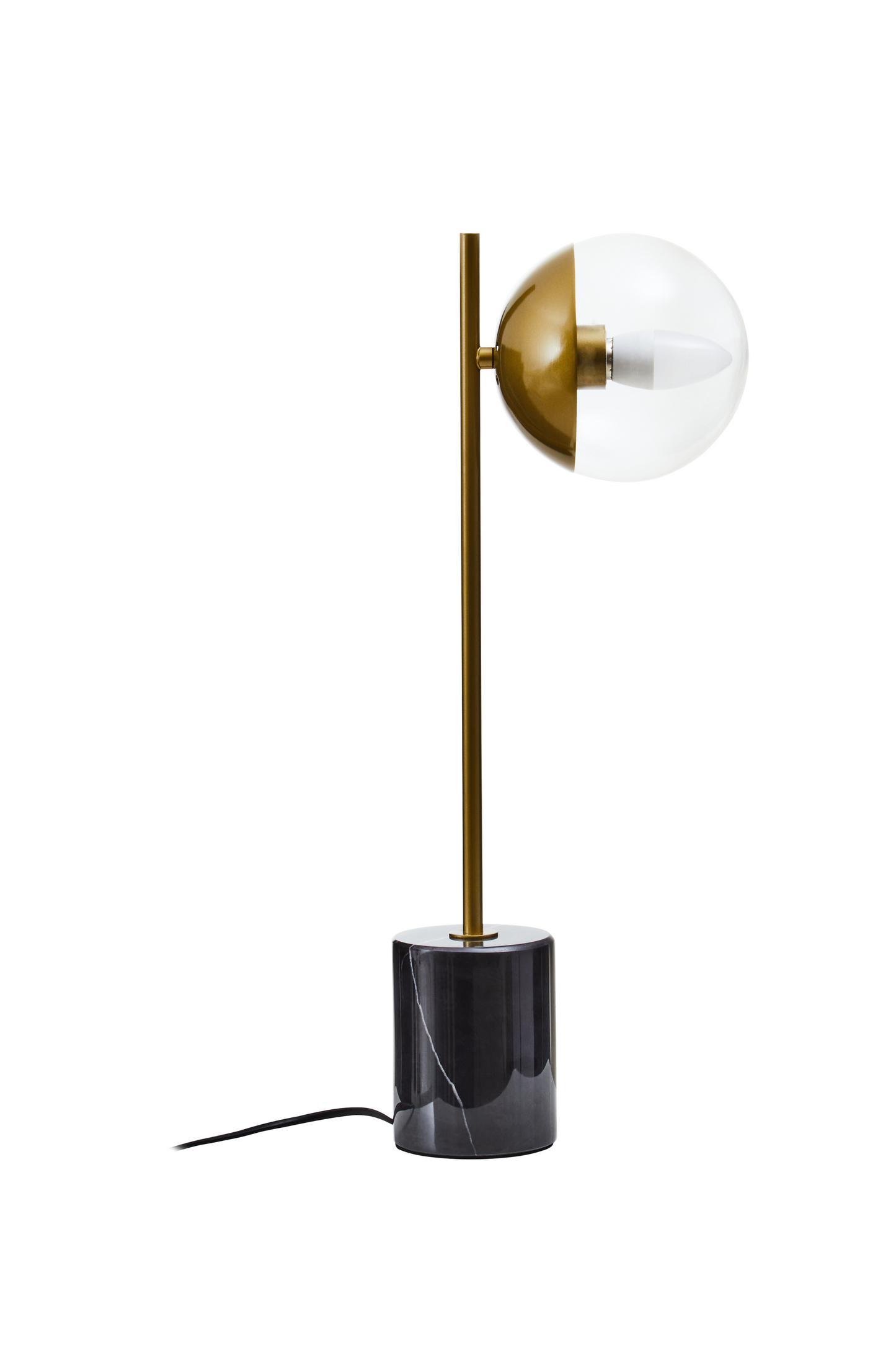 Sudeley Gold and Black Marble Table Lamp