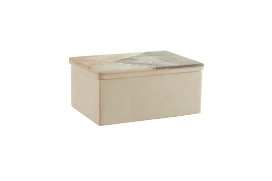 Large Marble Trinket Box