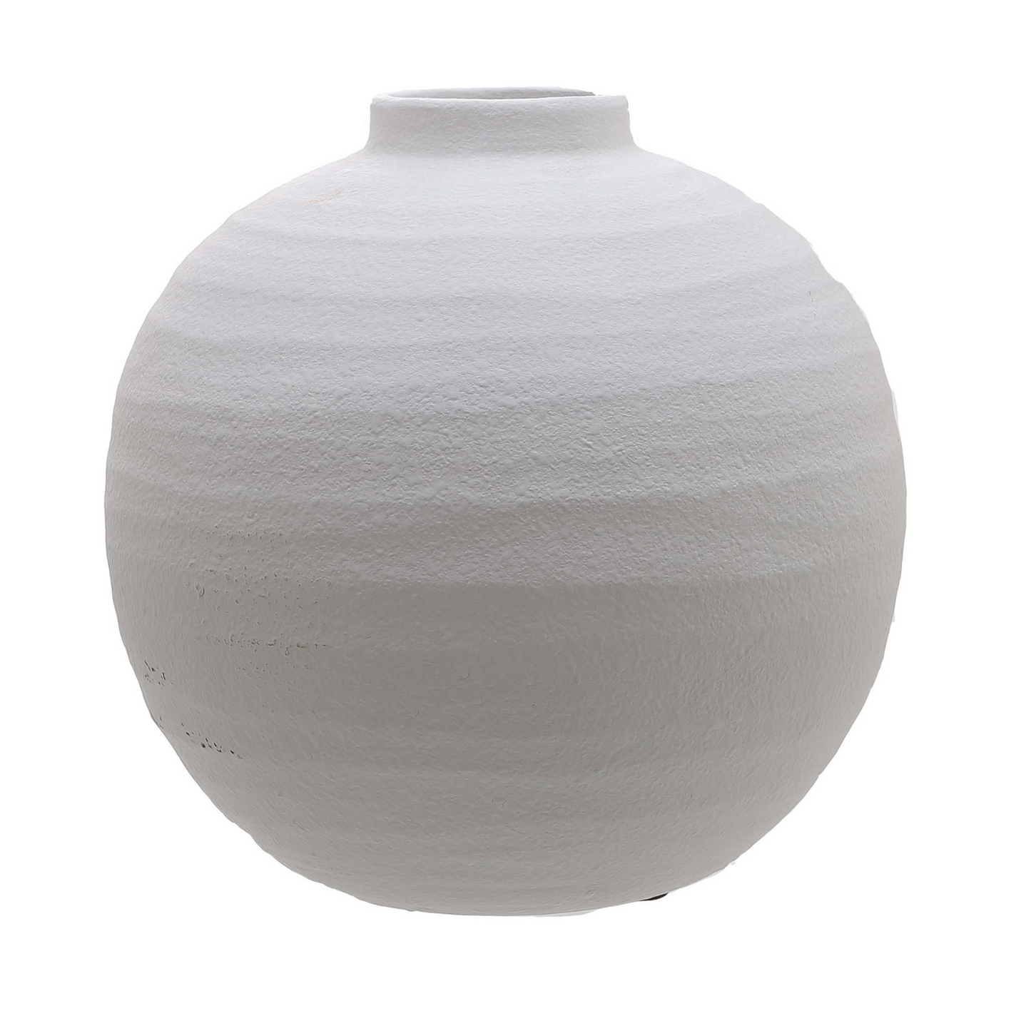 Classic Statement White Spherical Vase - Kristia Rose Collections