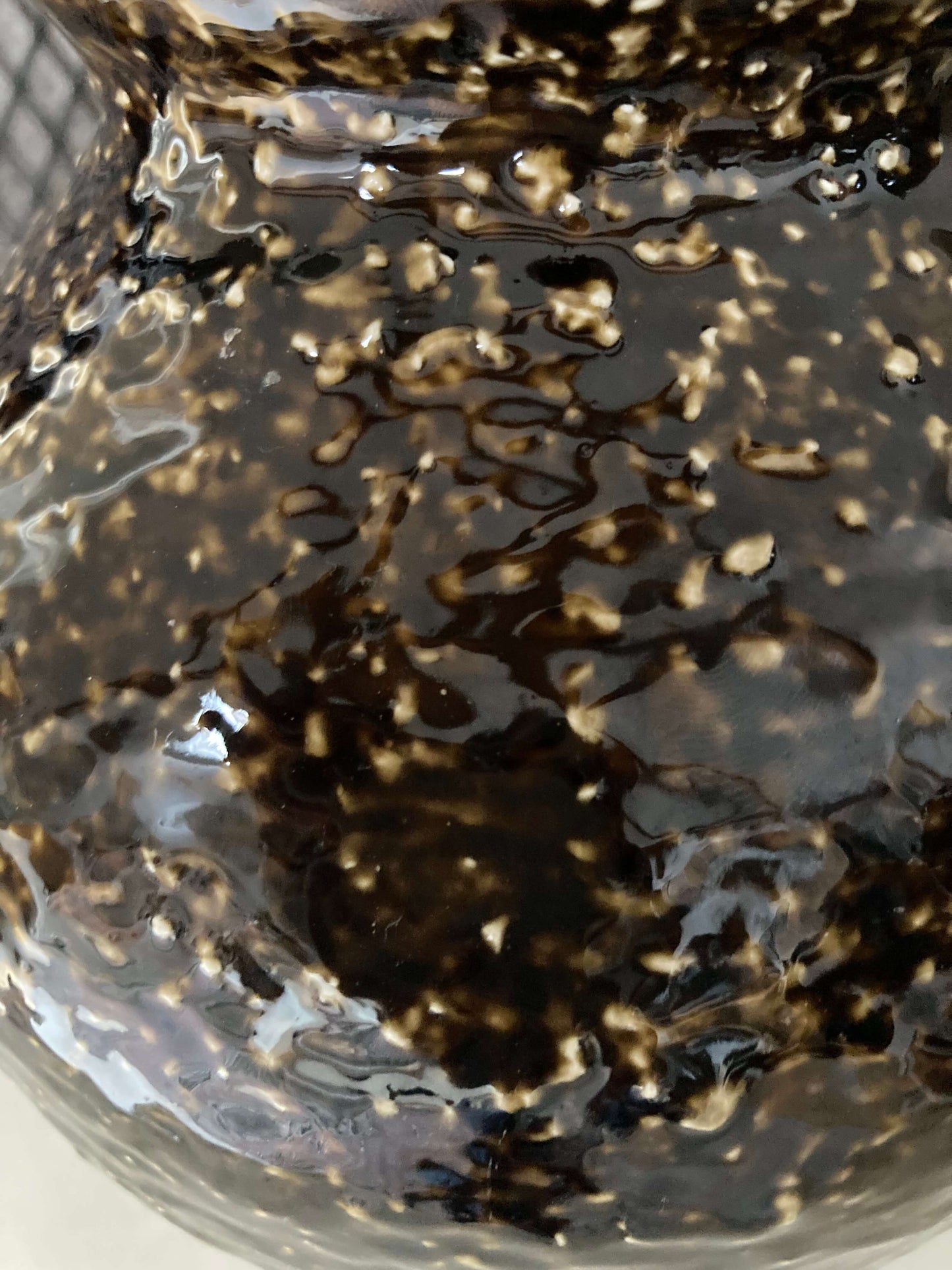 Vintage Sylvac Dark Olive Green Textured Vase - No 4859