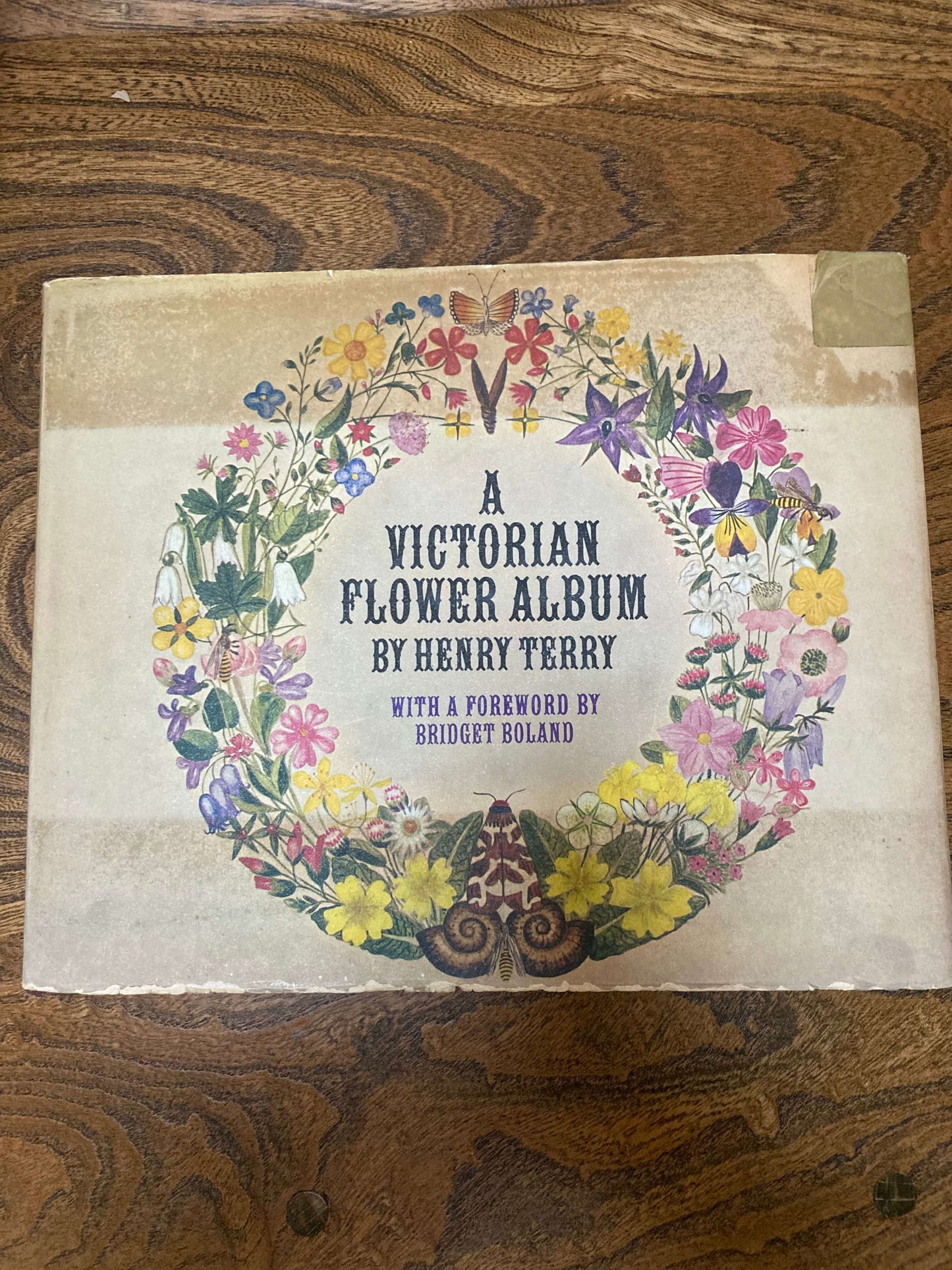 Vintage Coffee Table Styling Book - A Victorian Flower Album, by Henry Terry