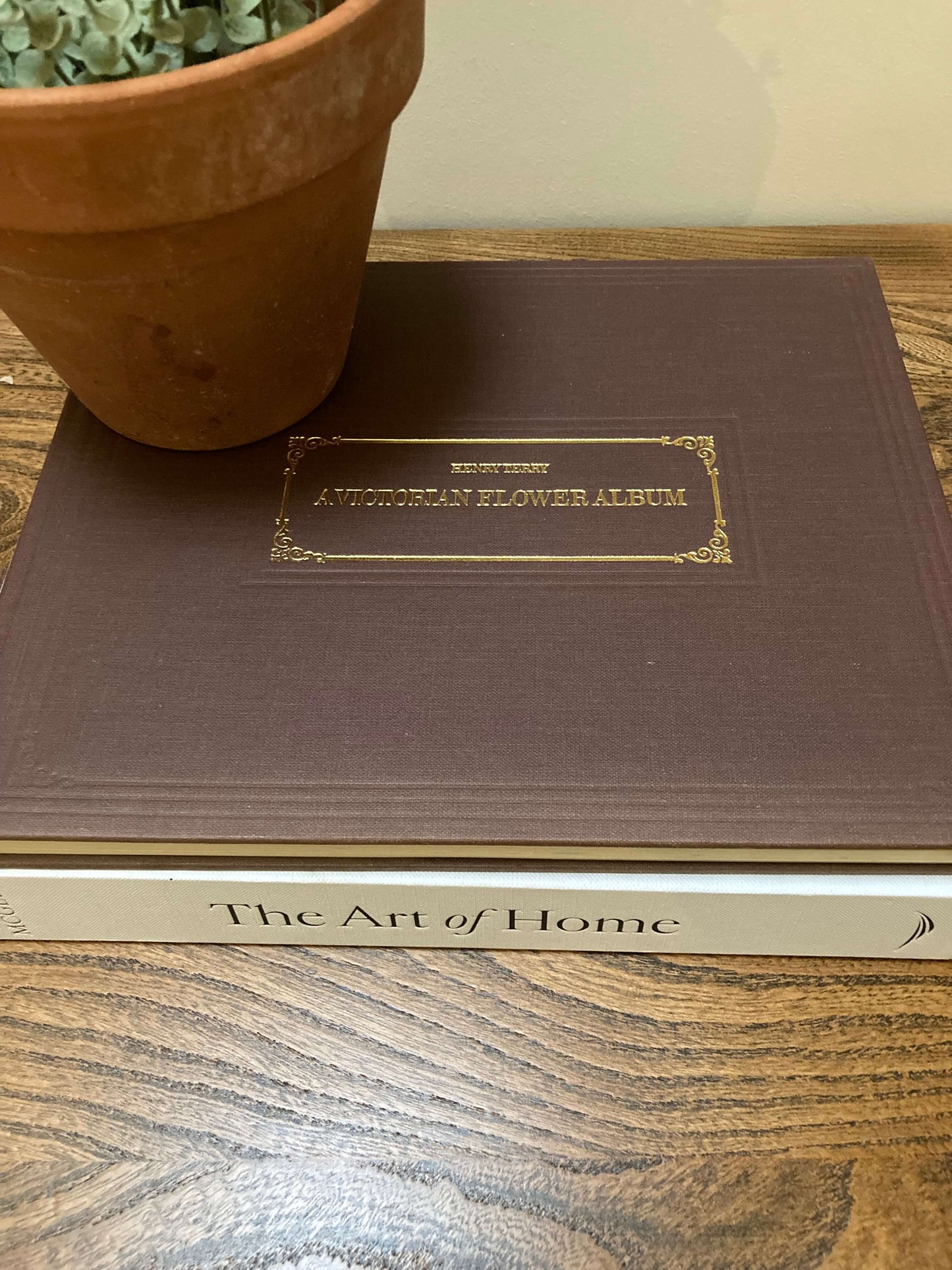 Vintage Coffee Table Styling Book - A Victorian Flower Album, by Henry Terry