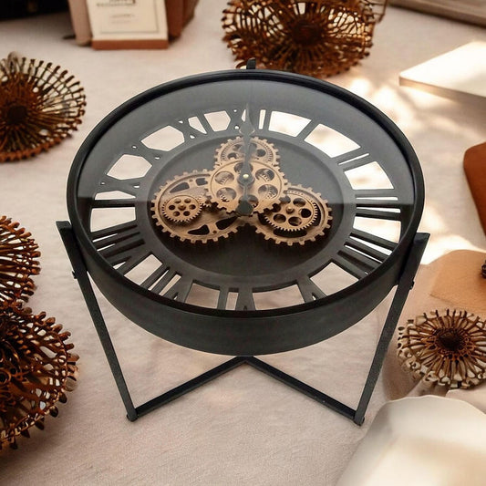 Gear Clock Side Table