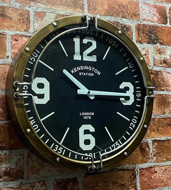 Kemble Railway Style Clock - Kristia Rose Collections