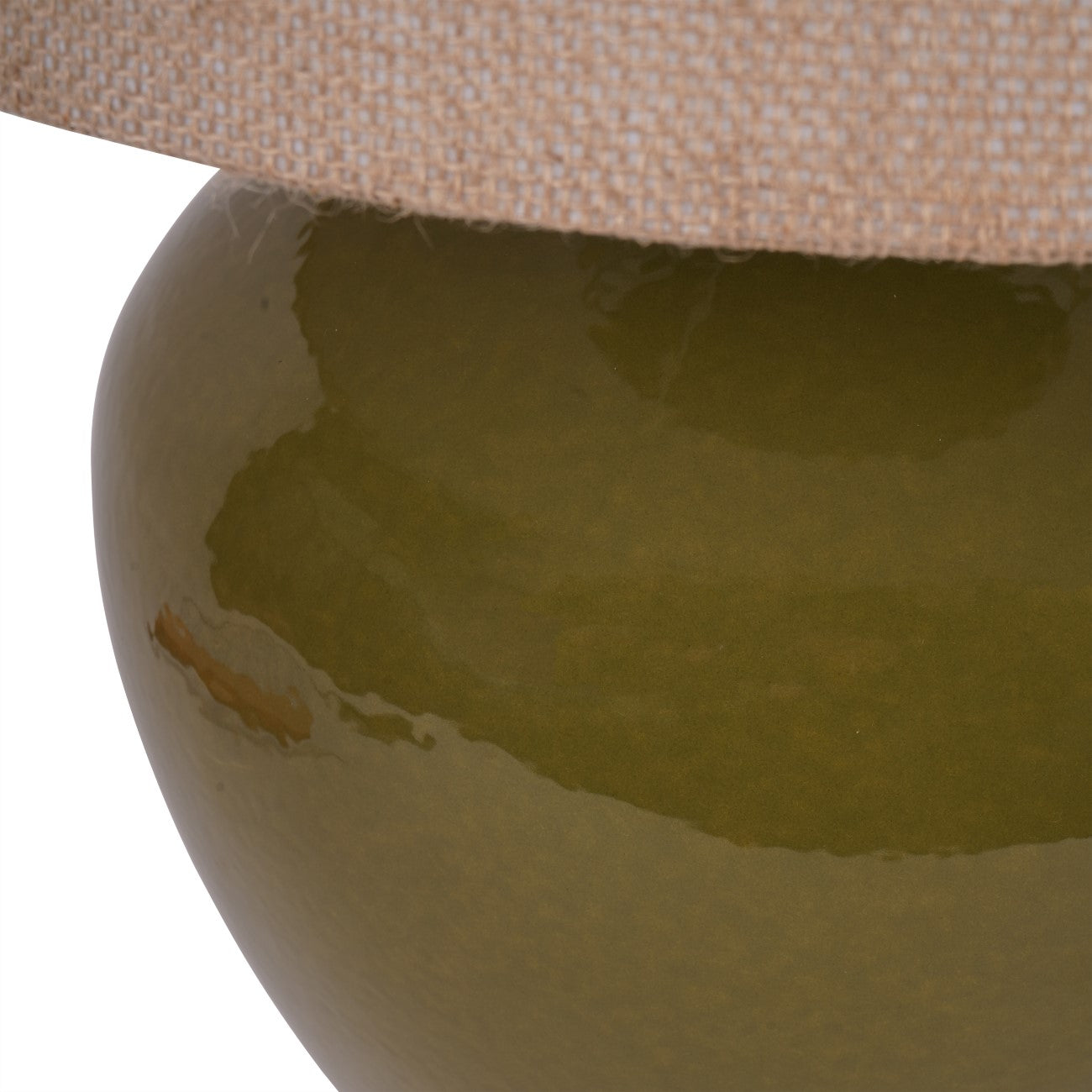 Bisley Large Ceramic Lamp in Green