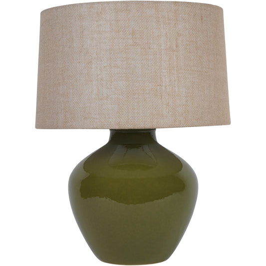 Bisley Large Ceramic Lamp in Green